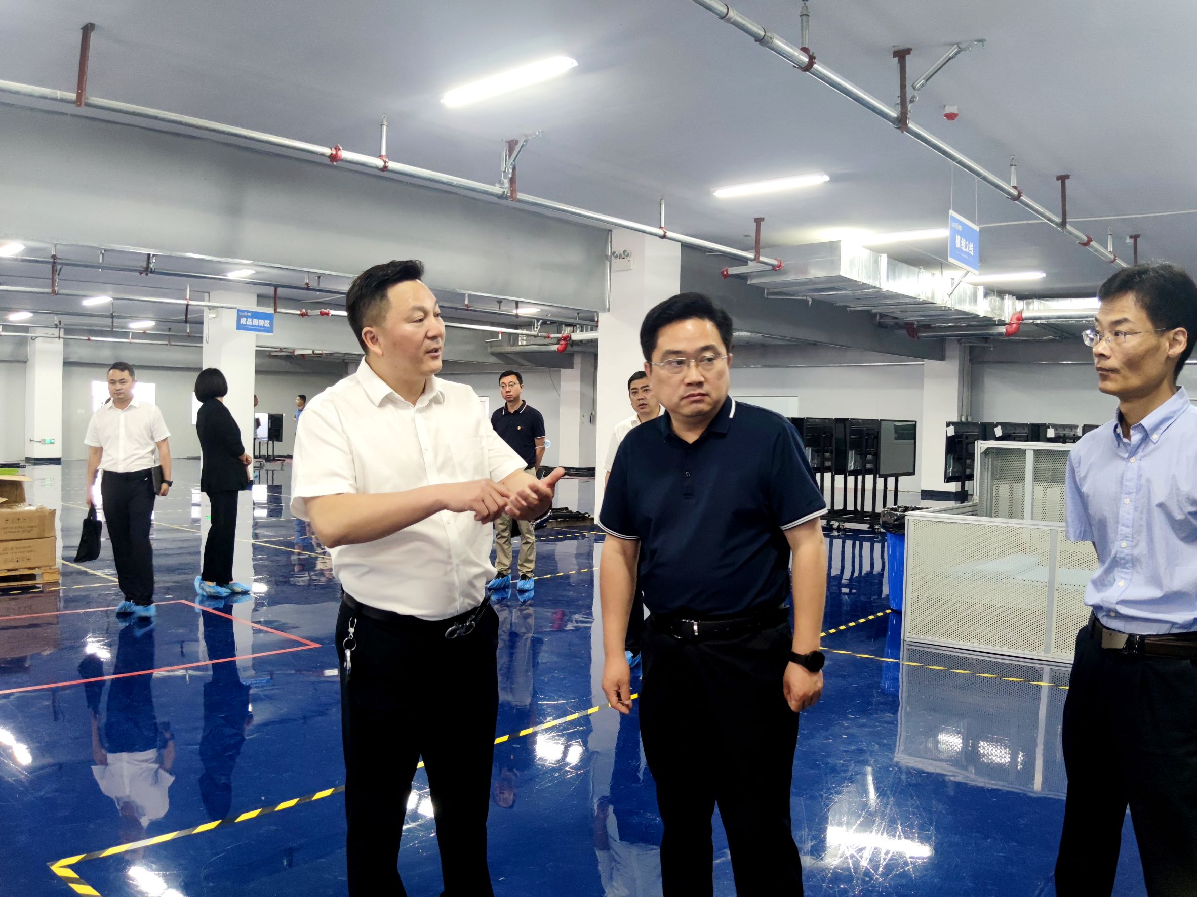 高新区管委会莅临yd2333云顶电子游戏调研指导