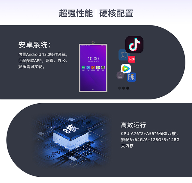 yd2333云顶电子游戏科技闺蜜机采用MTK方案6nm工艺的芯片及八核处理器